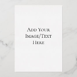 Trouwsjablonen blanco | Elegant Aanpasbaar  Folie Uitnodiging