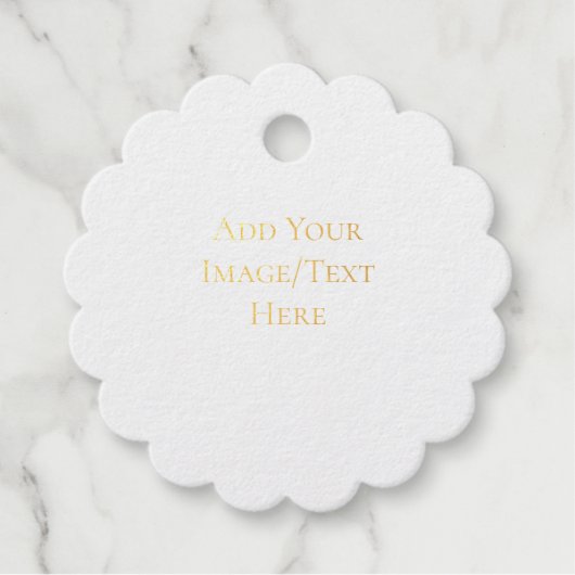 Trouwsjablonen | Elegant Aanpasbaar Bedankjes Labels (Voorkant)