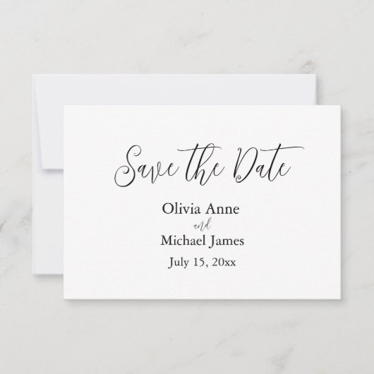 Trouwsjablonen Save the Date (Voorkant)