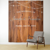 Trouwslingers Oude Schuur Hout Rustiek Landelijk Wandkleed (In situ)