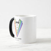 Trouwsmoking gay LGBTQ+ koffie Magische Mok (Voorkant links)