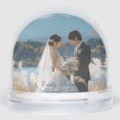 Trouwsouvenir Japanse Harmonie met Fuji Sneeuwbol (Achterkant)