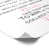 Trouwspel Bord Poster (Hoek)