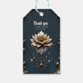 Trouwspin – Bewaker van de Maanbloem. Cadeaulabel (Voorkant)