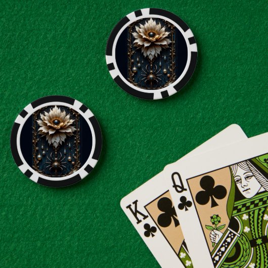 Trouwspin – Bewaker van de Maanbloem. Poker Chips (Pokertafel (Dubbel))