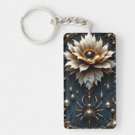 Trouwspin – Bewaker van de Maanbloem. Sleutelhanger