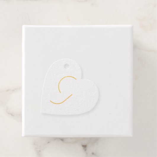 trouwstempel bedankjes labels (Met doos)