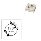 Trouwstempel, bewaar de datum rubberstempel (Gestempeld)