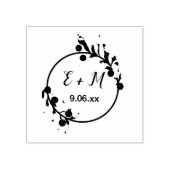 Trouwstempel, bewaar de datum rubberstempel (Afrduk)