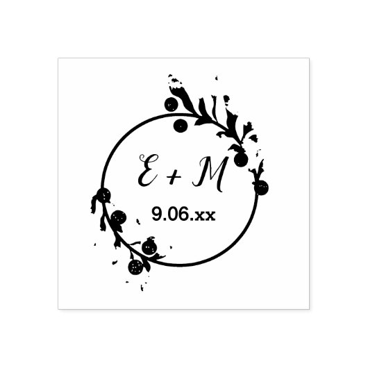 Trouwstempel, bewaar de datum rubberstempel (Afrduk)