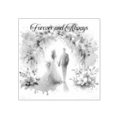 trouwstempel rubberstempel (Afrduk)