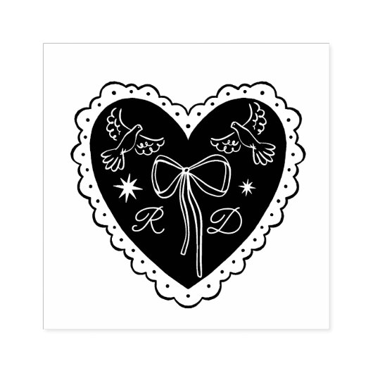 trouwstempel rubberstempel (Afrduk)