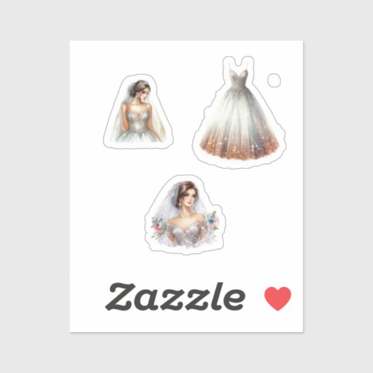 trouwstickers sticker (Vel)