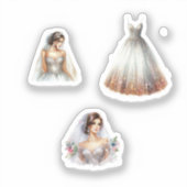 trouwstickers sticker (Voorkant)