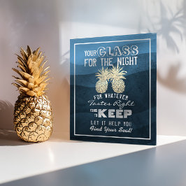 Trouwstoel Glas Voor De Nacht Vind Je Plaats Poster
