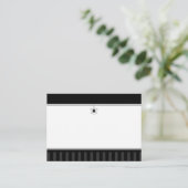 Trouwstoelen Kaarten BLANK - Gothic Spider Plaatskaartje (Staand voorkant)