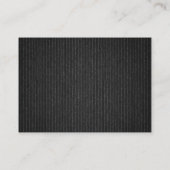 Trouwstoelen Kaarten - BLANK zwart & wit Deco Plaatskaartje (Achterkant)