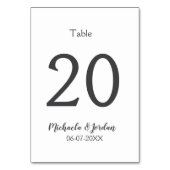 Trouwstoelenkaart verjaardag kaart (Achterkant)