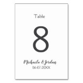 Trouwstoelenkaart verjaardag kaart (Achterkant)