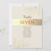 Trouwstoelindeling Vintage Goud (Achterkant)