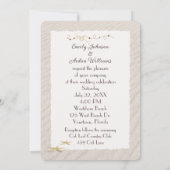 Trouwstrand Harten met Namen Kaart (Achterkant)