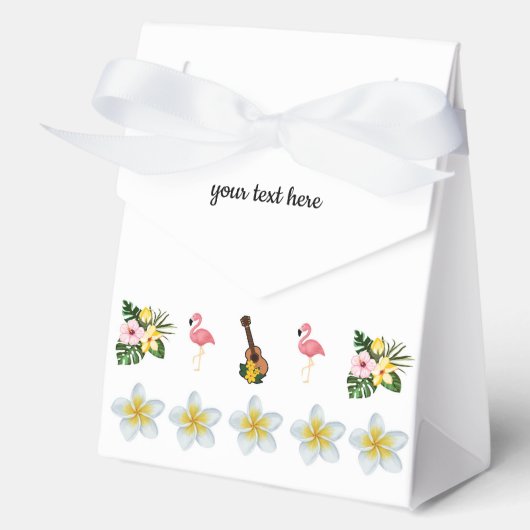Trouwstrand tropische zomer Favoriet Box Bedankdoosjes (Voorkant)