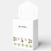 Trouwstrand tropische zomer Favoriet Box Bedankdoosjes (Open)