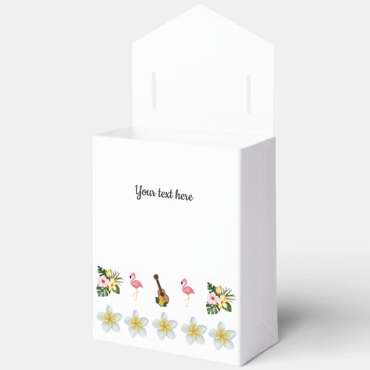 Trouwstrand tropische zomer Favoriet Box Bedankdoosjes (Open)