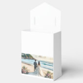 Trouwstranden voor koppels bedankdoosjes (Geopend)