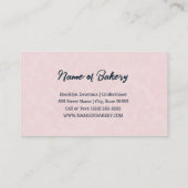 Trouwtaart Bakkerij Bloemengebak Artisan Visitekaartje (Achterkant)