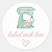 Trouwtaart Bedankt Sticker (Voorkant)