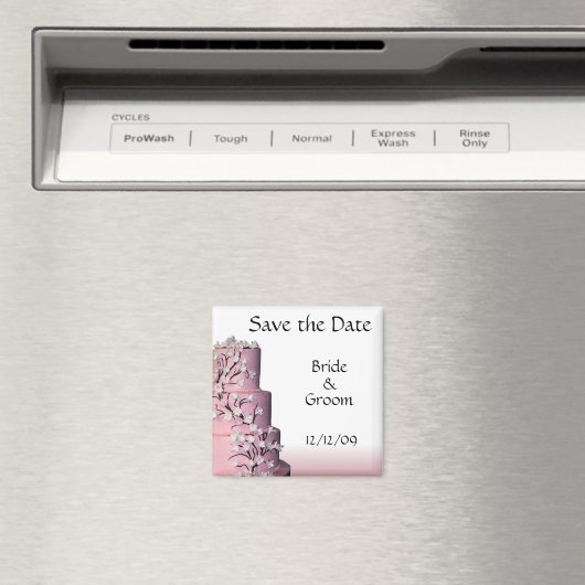 Trouwtaart Bewaar de datum Magneten (Insitu (Vaatwasser))