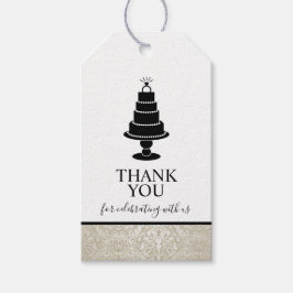 Trouwtaart Cadeaulabel