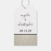 Trouwtaart Cadeaulabel (Achterkant)