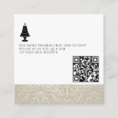Trouwtaart Foto QR-code Informatiekaartje (Voorkant)