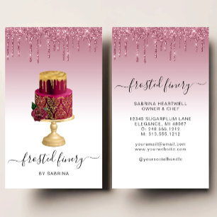Trouwtaart Glitter Drip Bourgondi Bakkerij Visitekaartje