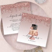 Trouwtaart Glitter Drip Roze Goud Bakkerij