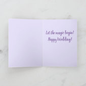 Trouwtaart Happy Wedding Kaart (Binnen)