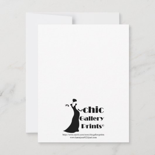 Trouwtaart met boeket, ringen en sluier kaart (Achterkant)