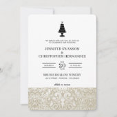 Trouwtaart met details kaart (Voorkant)