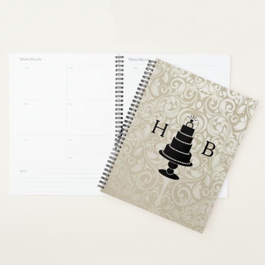 Trouwtaart Monogram Planner (Display)