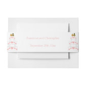 Trouwtaart ontwerp bruiloft uitnodigingen wikkel (Voorkant Voorbeeld)