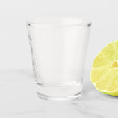 Trouwtaart ontwerp meneer & mevrouw shot glas (Rechts)