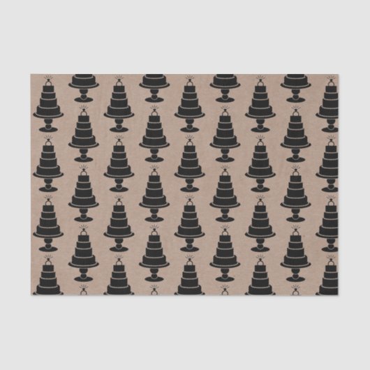 Trouwtaart Tissuepapier (Voorkant)