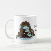 Trouwtaart van ontwerper koffiemok (Links)