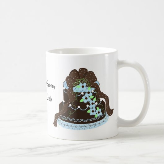 Trouwtaart van ontwerper koffiemok (Rechts)