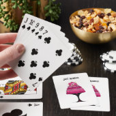 Trouwtaart van ontwerper pokerkaarten (Insitu)