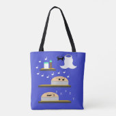 Trouwtaart Wachten op Frosting Tote Bag (Achterkant)