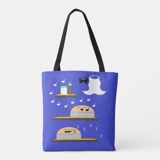 Trouwtaart Wachten op Frosting Tote Bag (Achterkant)