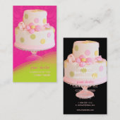 Trouwtaarten banketbakker visitekaartje (Voorkant / Achterkant)